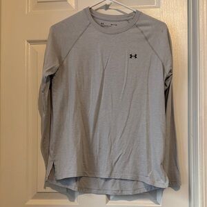 Under Armour Men's Light Gray Long Sleeve Tee